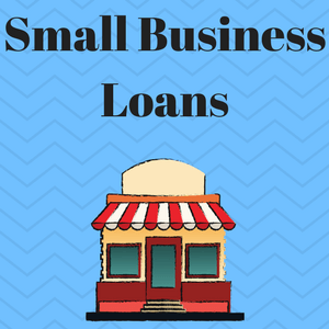 Image of a small business with the caption "small business loans for felons."