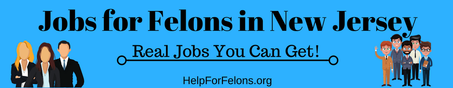 Image of felons dressed up to get a jobs. The caption reads "Jobs for Felons in New Jersey."