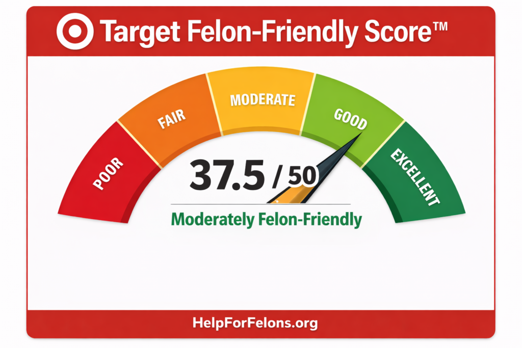 Image of a felon friend job meter for target.