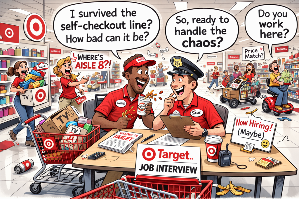 Image of people working at target.