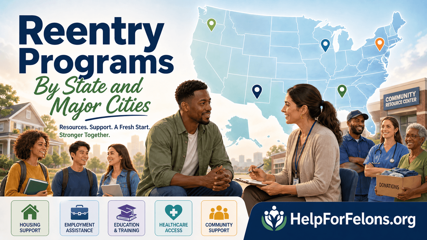 Reentry Programs for Ex-Offenders - By State | Help For